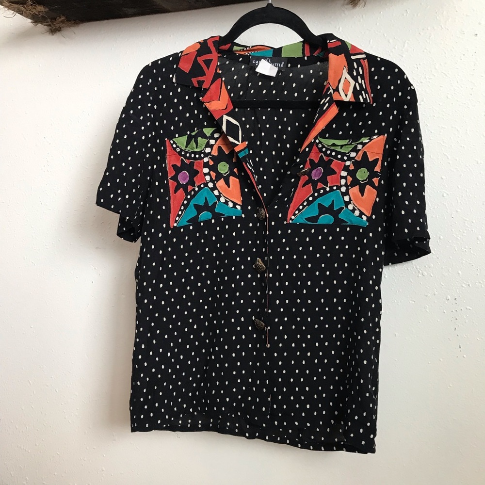Vintage abstract top